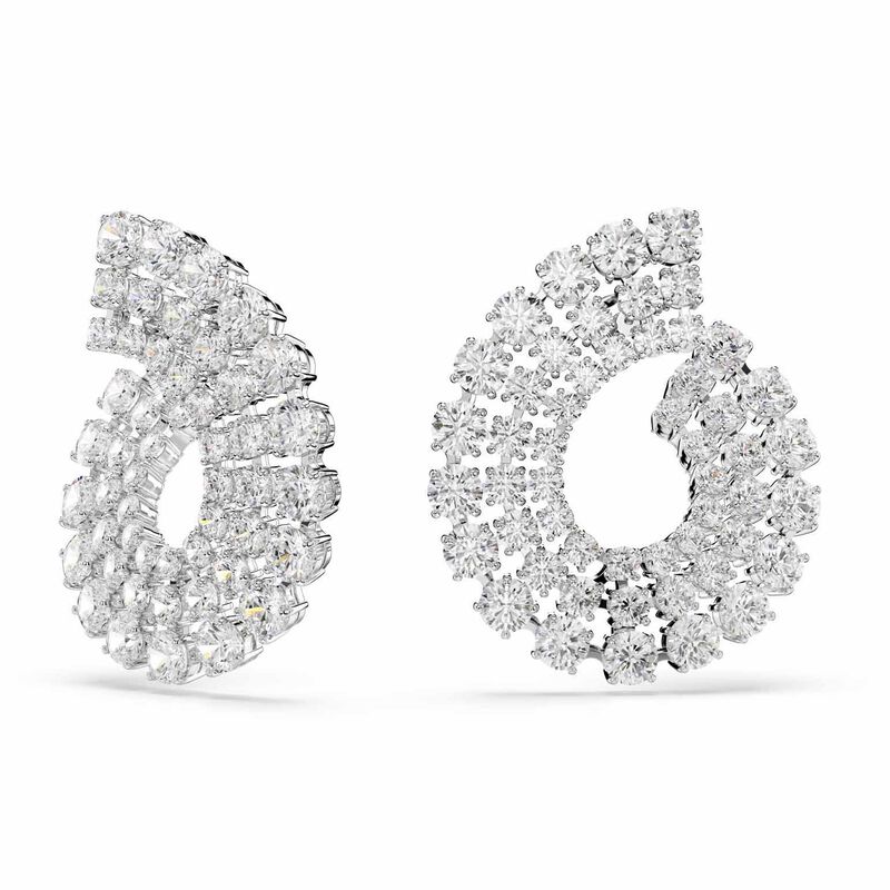 Swarovski Matrix Hoop Earrings image number 3
